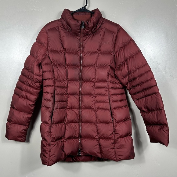 The North Face Women’s Transit Jacket Down Puffer II in Maroon Red Size Large - Picture 1 of 9